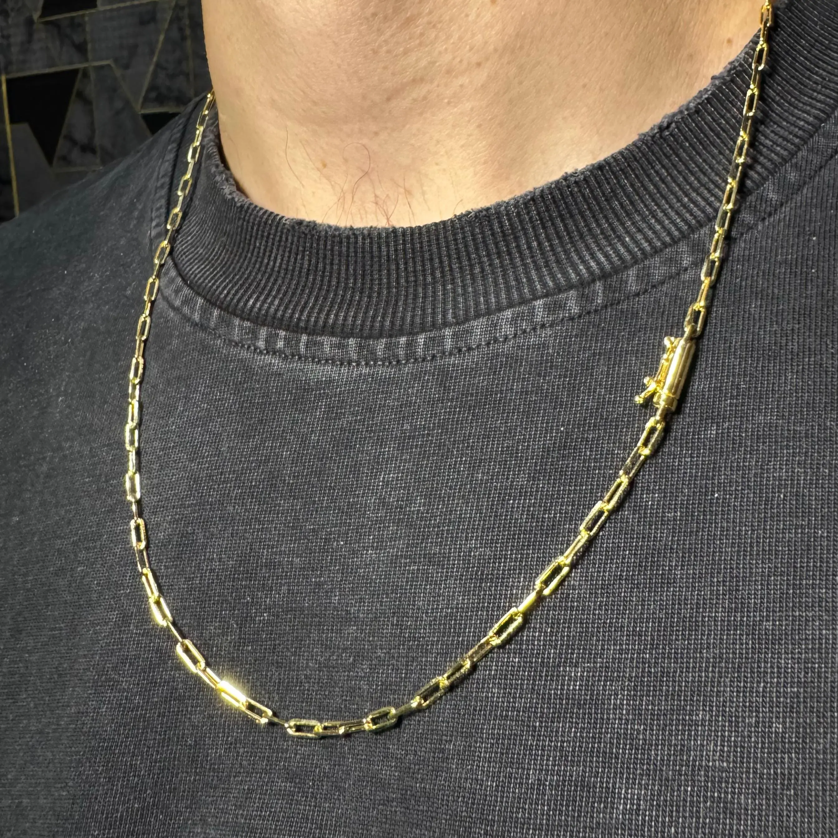 CORRENTE CADEADO ALONGADO 3MM