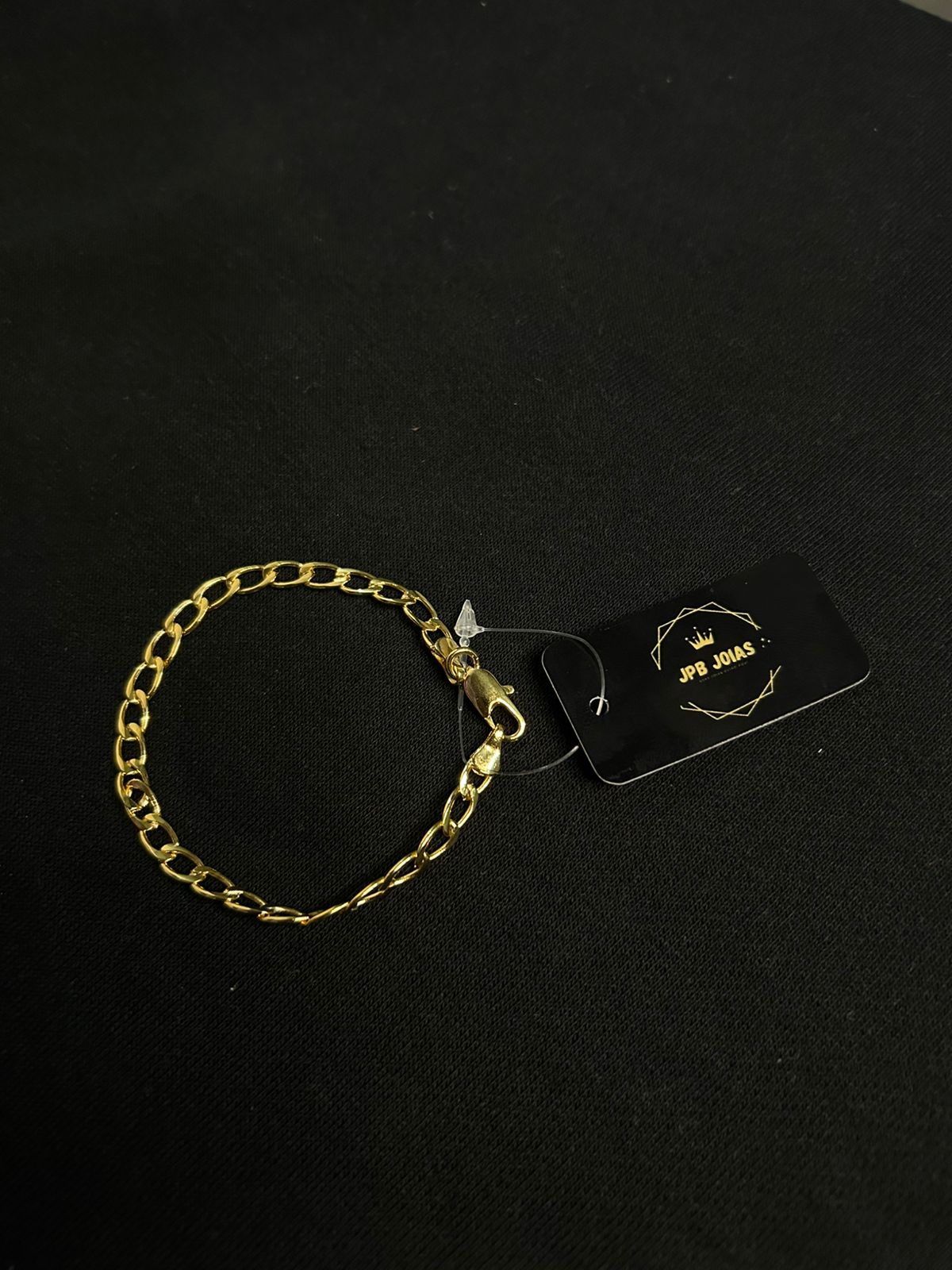 PULSEIRA ELO PORTUGUÊS FINO 3MM