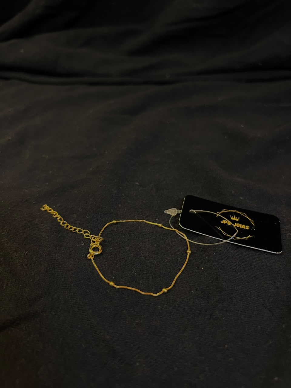 PULSEIRA VENEZIANA 1MM COM BOLINHA